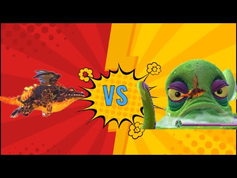 Hell Dragon Dante Vs Giant Octopus OCTONI - HUNGRY DRAGON