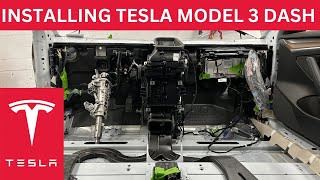 Assembling a Dash and Interior on a Tesla Model 3