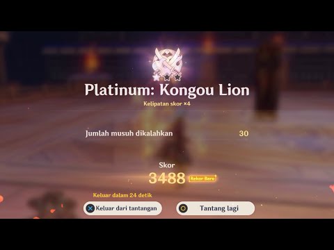 Hyakunin Ikki 2.5 Day 5 Platinum Medal with only 1 Trial Character