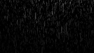 Rain fall effect black screen video background tem