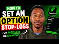 HOW TO SET AN OPTIONS STOP LOSS FOR BEGINNERS