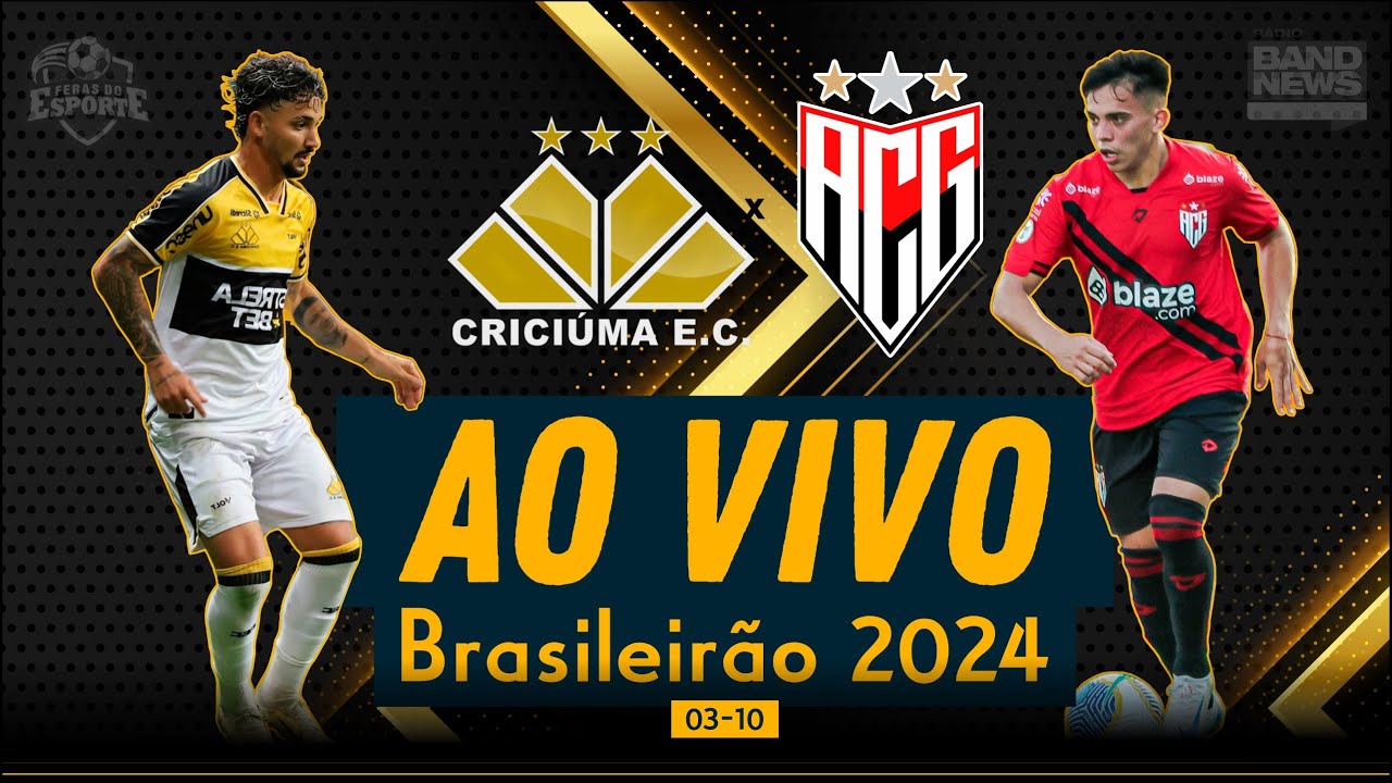 Criciúma x Atlético-GO - AO VIVO - Brasileirão 2024