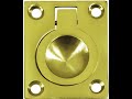 Deltana FRP175 US3 1   3 4 x 1   3 8 Solid Brass Flush Pull Ring