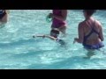 Jason Practicing Going Under The Water At Swimming Lessons 07 06 2012