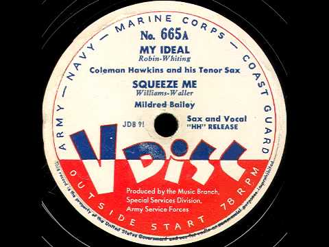 V-Disc 665  Coleman Hawkins, Mildred Bailey