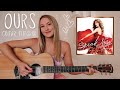 Taylor Swift Ours Guitar Tutorial NO CAPO beginner chords - Speak Now // Nena Shelby