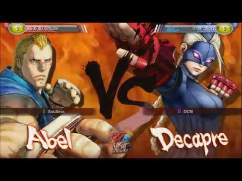 First Attack PR 2015 - USF4 - Top 8 - WFX 801Strider (Abel) vs Infiltration (Decapre)