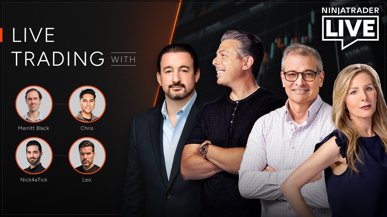 NinjaTrader Live | Futures Trading + Analysis | TTrades, Merritt + Chris, Nick + Leo (4/14/26)