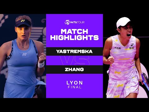 Dayana Yastremska x Zhang Shuai | Final de Lyon 2022 | Destaques da partida WTA
