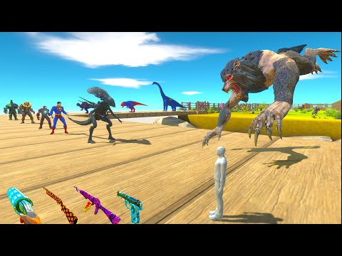 WEREWOLF SAVE MY GIRL RESCUE MISSION DEATH RUN - Animal Revolt Battle Simulator