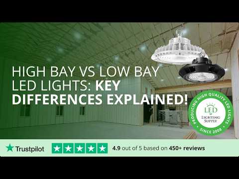 High Bay vs Low Bay LED Lights: Key Differences Explained!