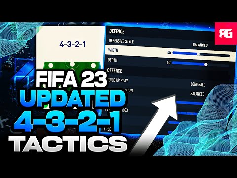 SUPER ATTACKING 4-3-2-1 Custom Tactics in FIFA 23! (Best 4321 Tactics/Instructions In FIFA 23!