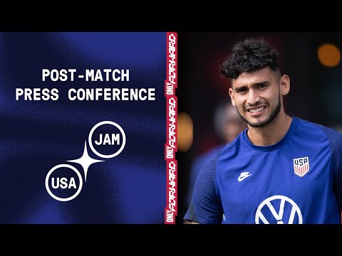POST-MATCH PRESS CONFERENCE: Ricardo Pepi | USMNT vs. JAMAICA | 10-07-21