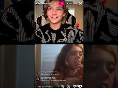 Jack Austin and Faye Knighty Live In Instagram In Feb 7 2024 @THEROCKSQUAD