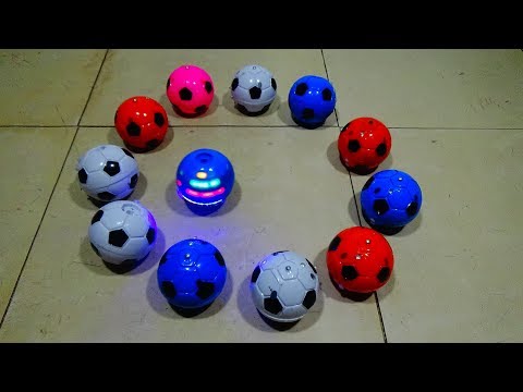 Light Up Spinning Top Soccer Ball Toys