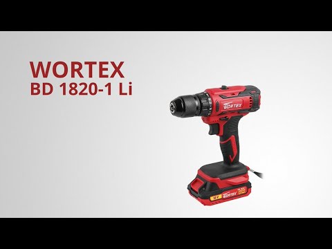 фото дрель-шуруповерт wortex lx bd 1820-1 li, 2х2 ач, 30 нм, 13 мм в кейсе вортекс вортэкс аккумуляторный 0