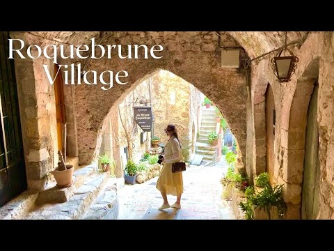 Walk in Roquebrune-Cap-Martin medieval village, what to see around Menton and Monaco, French Riviera