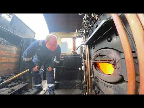 Q6 No. 63395 steam test and safety valve setting at Grosmont MPD with Piglet