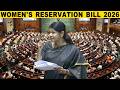 Kanimozhi Karunanidhi S Outstanding Speech On Women S Reservation Bill 2026 In Lok Sabha DMK