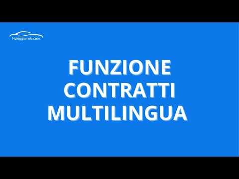 Contratti Multilingua