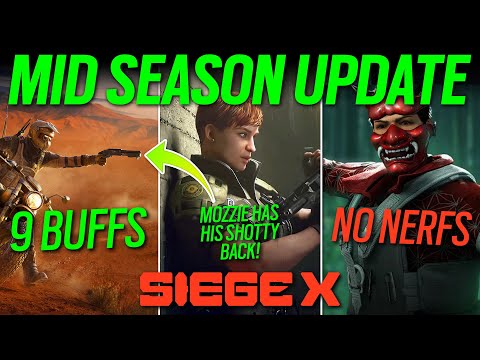 Mid Season Update - 9 Buffs No Nerfs - Big Thorn Buff - 6News - Rainbow Six Siege X