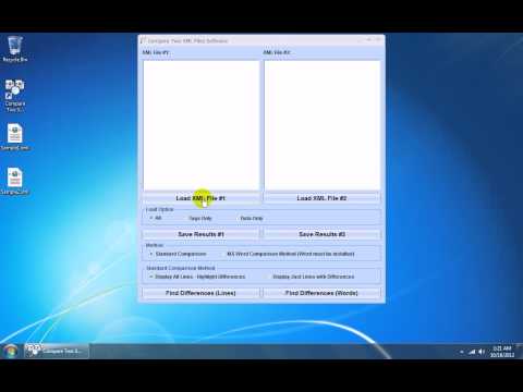 Compare Two XML Files Software