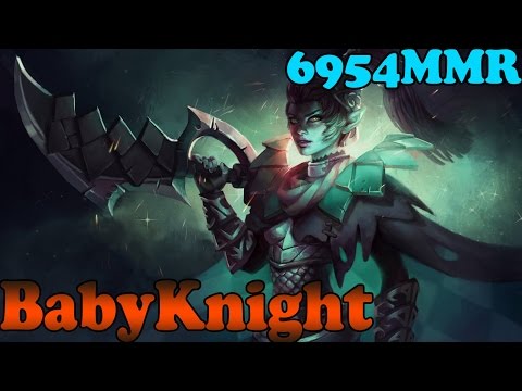 Dota 2 - BabyKnight 6954 MMR Plays Phantom Assassin Vol 2# - Ranked Match Gameplay!