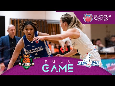 Play-Off | KP Brno v Kangoeroes Basket Mechelen | Full Basketball Game | EuroCup Women 2025-26