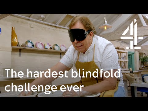 Great Pottery Throw Down | The Hardest Blindfold Challenge Ever