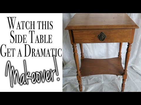 How to Update an End Table ~ How to Paint Furniture ~...