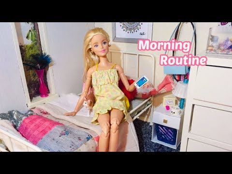 Emily's Morning Routine🍳Barbie Morning Routine (POLL)