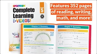 Spectrum Complete Learning + Videos 5th Grade Workbooks All Subjects