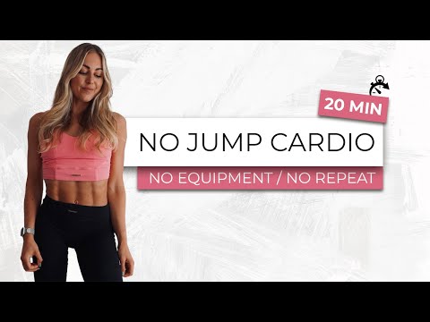 20 MIN NO JUMP CARDIO / SILENT CARDIO / No Jumping - neighbor friendly / No Equipment