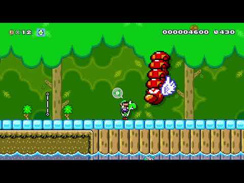 Frozen forest by Gekko Snac - Super Mario Maker 2 - No Commentary 1cb 022020