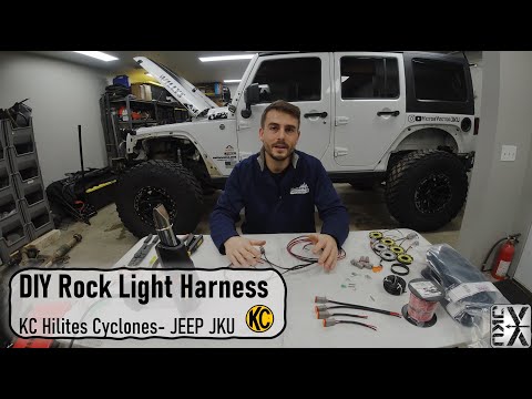 DIY Rock Light Harness Build - KC Hilites Cyclones
