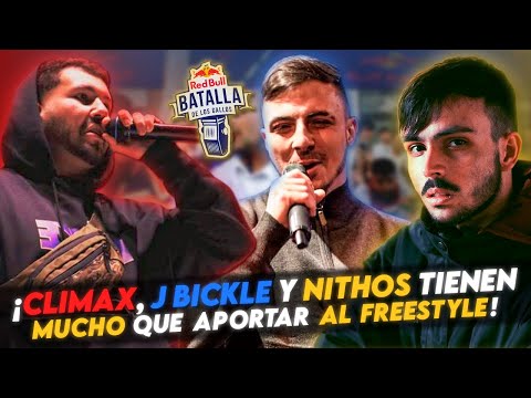 ¡CLIMAX, J BICKLE Y NITHOS TIENEN MUCHO QUE APORTAR AL FREESTYLE! | PRE RED BULL MADRID