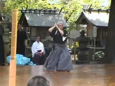 RYUSHIN JIGEN RYU DEMO 2005, SOKE KUNIKAZU YAHAGI