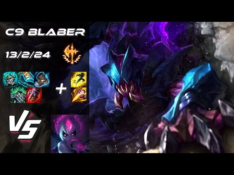 Cloud9 Blaber JUNGLE Rek'Sai vs Evelynn - NA Challenger Patch 14.7