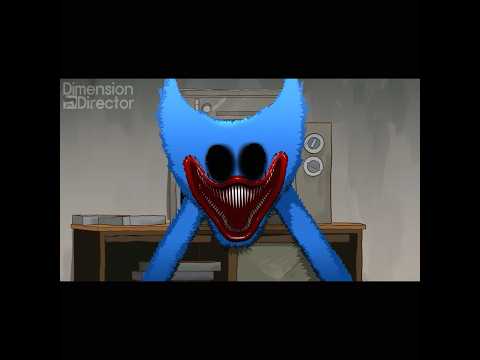 Nightmare Huggy Wuggy IN MY ROOM | Poppy playtime Chapter 3 | DIMENSION DIRECTOR ANIMATION