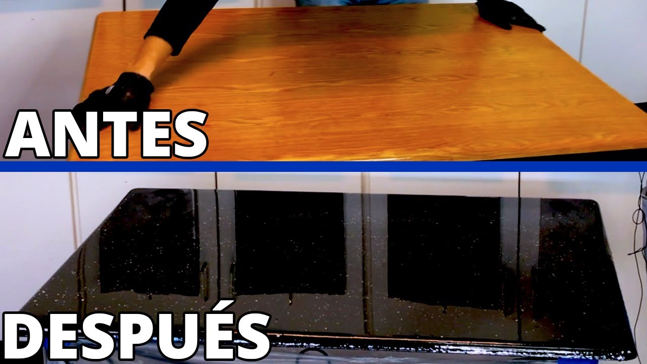 Transformando Una Mesa Con Resina Epoxica | Cubiertas Epoxi