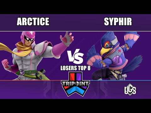 Tripoint Smash 242 - Losers Top 8 - Arctice(Captain Falcon) Vs. Syphir(Falco)