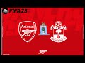 Arsenal Vs Southampton Premier League 2022 23 FIFA 23 PS5 4K