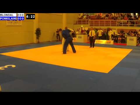 Judo Nordic Championships 2014: M-90: BLONDAL - PONKILAINEN
