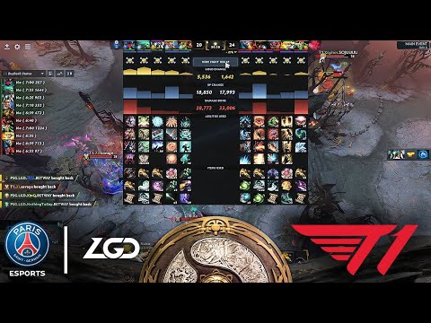 FIRST 10-man BUYBACK FIGHT in TI HISTORY - PSG.LGD vs T1 TI10 The International 10 - DOTA 2