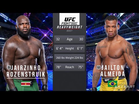 Jairzinho Rozenstruik vs Jailton Almeida full fight