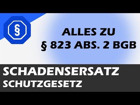 Alles zu § 823 Abs. 2 BGB - Deliktsrecht 04
