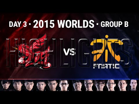 AHQ vs Fnatic Highlights | 2015 LoL World Championship S5 - Group B D3G6 | AHQ vs FNC
