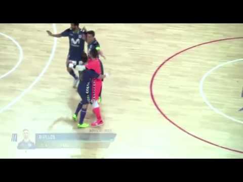 Gol de Rivillos (1-1) Movistar Inter - Ríos Renovables Zaragoza. 1Div, J4