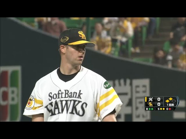 【1回表】いきなり山場!? 今季無敗の男vs.キューバの大砲 2015/10/15 CS Final H-M