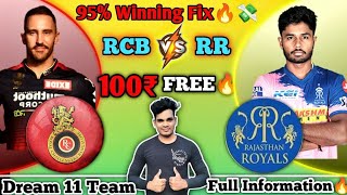 BLR vs RR Dream11 Team, BLR vs RR Dream11 Prediction, Bangalore vs Rajasthan, RCB vs RR Dream11, IPL
